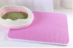 Double Layer Waterproof Cat Litter Mat - Non-Slip & Washable Bed Mat for Clean Homes