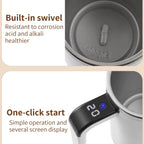 380ML Mini Electric Coffee Self Mixing Mug IP67 Waterproof Food Safe Coffee Mug USB Rechargeable Automatic Magnetic Cup for Tea