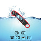 Waterproof Instant Read Digital Kitchen Thermometer - Perfect for Meat, BBQ, and Cooking!