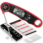 Waterproof Instant Read Digital Kitchen Thermometer - Perfect for Meat, BBQ, and Cooking!