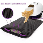 Double Layer Waterproof Cat Litter Mat - Non-Slip & Washable Bed Mat for Clean Homes